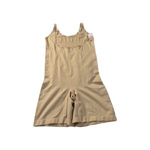 SHAPE by CACIQUE NWT Slimmer Open Bust Thigh Shaper Level 2 Medium Shaping Beige